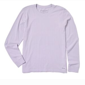 Life Is Good. XL Lavender Long Sleeve Shirt. Excellent condition